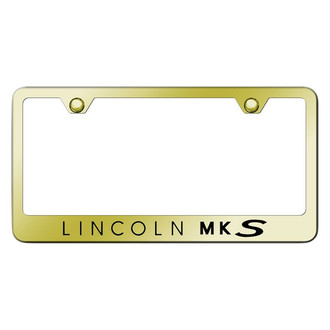 Autogold® - Gold License Plate Frame with Laser Etched MKS Logo