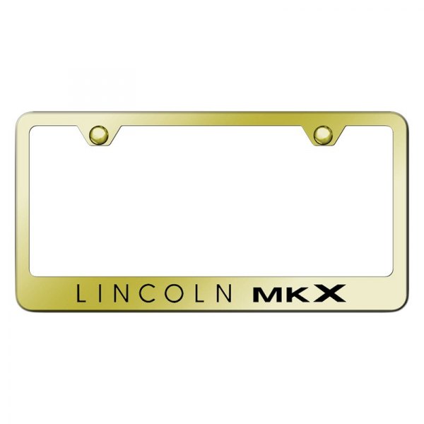 Autogold® - License Plate Frame with Laser Etched MKX Logo