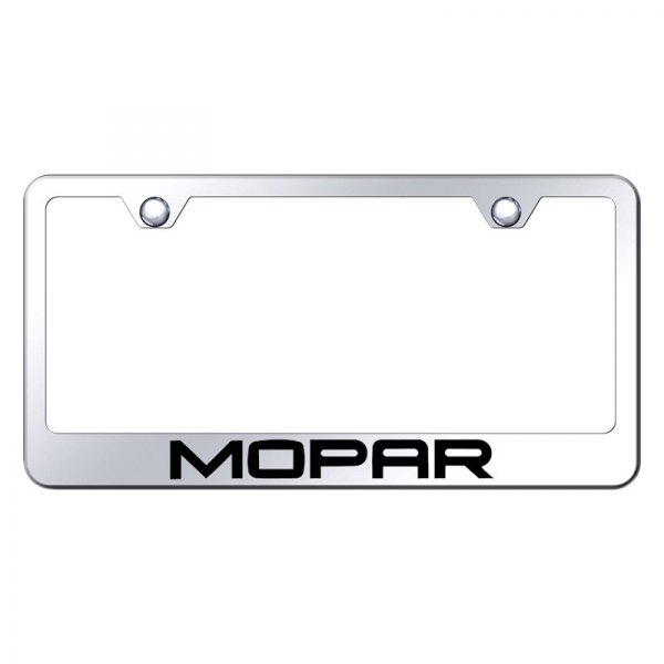 Autogold® - License Plate Frame with Laser Etched Mopar Logo