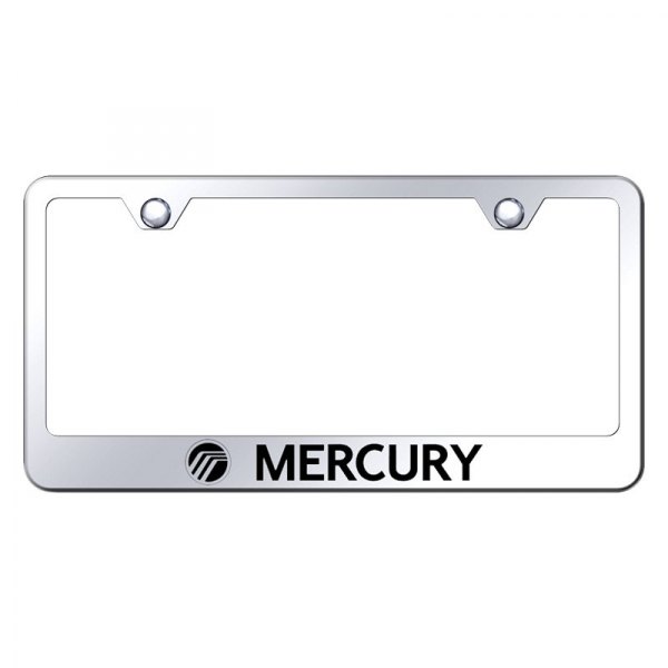 Autogold® - License Plate Frame with Laser Etched Mercury Logo