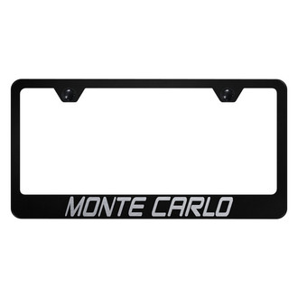 Autogold® - License Plate Frame with Laser Etched Monte Carlo Logo