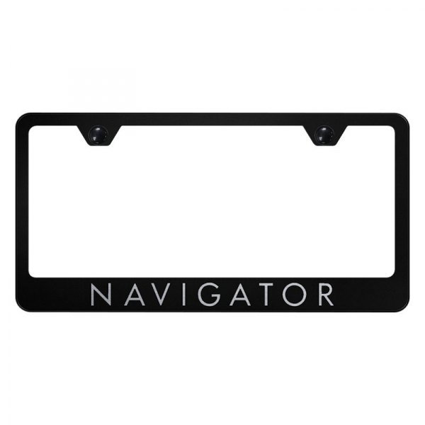 Autogold® - License Plate Frame with Laser Etched Navigator Logo