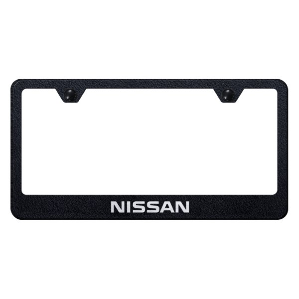 Autogold® - License Plate Frame with Laser Etched Nissan Logo