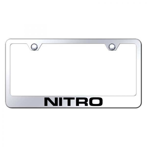Autogold® - License Plate Frame with Laser Etched Nitro Logo