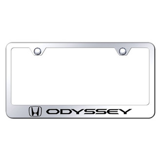 Autogold® - Chrome License Plate Frame with Laser Etched Odyssey Logo