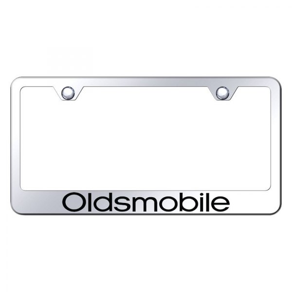 Autogold® - License Plate Frame with Laser Etched Oldsmobile Logo
