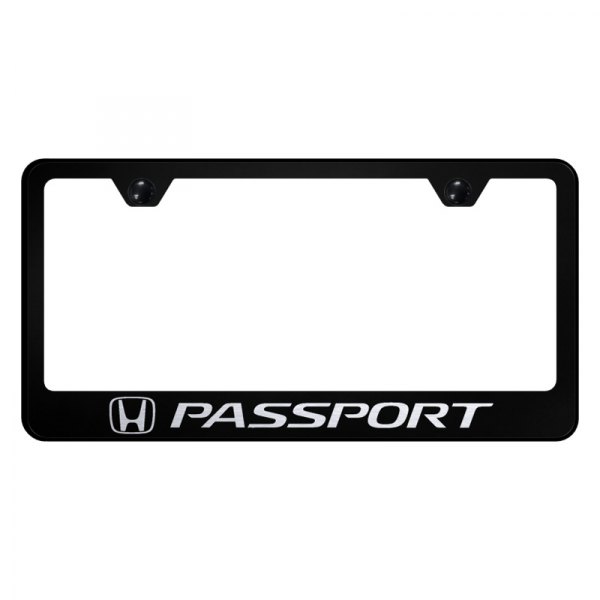 Autogold® - License Plate Frame with Laser Etched Passport Logo