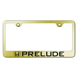 Autogold® - Gold License Plate Frame with Laser Etched Prelude Logo