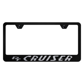 Autogold® - License Plate Frame with Laser Etched PT Cruiser Logo