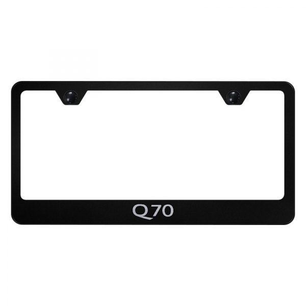 Autogold® - License Plate Frame with Laser Etched Q70 Logo