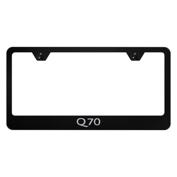 Autogold® - License Plate Frame with Laser Etched Q70 Logo