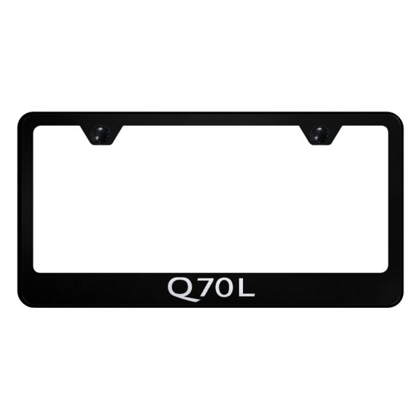 Autogold® - License Plate Frame with Laser Etched Q70L Logo