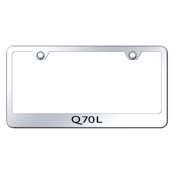 Autogold® - License Plate Frame with Laser Etched Q70L Logo