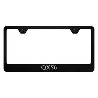 Autogold® - License Plate Frame with Laser Etched QX56 Logo