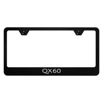 Autogold® - License Plate Frame with Laser Etched QX60 Logo