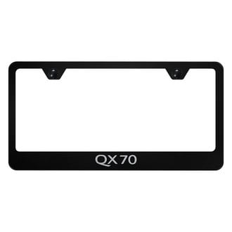 Autogold® - License Plate Frame with Laser Etched QX70 Logo