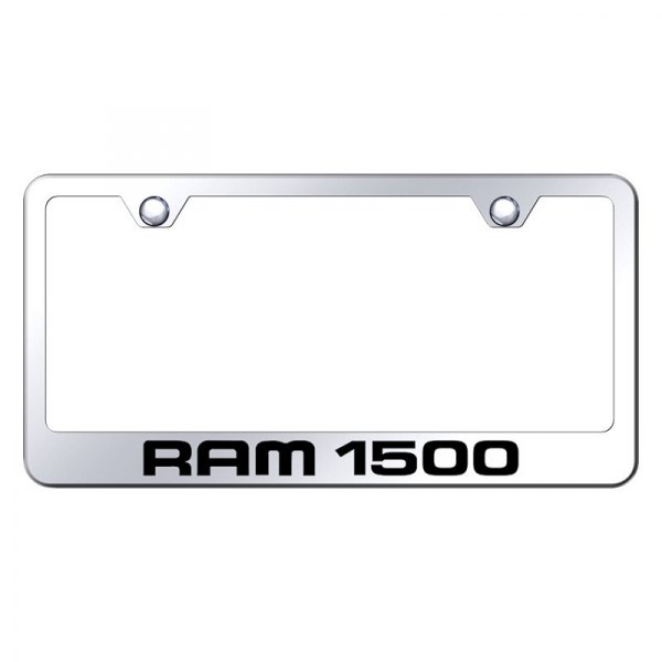 Autogold® - License Plate Frame with Laser Etched Ram 1500 Logo