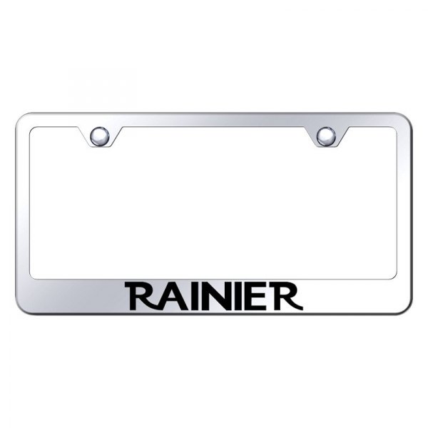 Autogold® - License Plate Frame with Laser Etched Rainier Logo