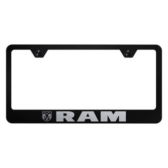 Autogold® - License Plate Frame with Laser Etched RAM Logo