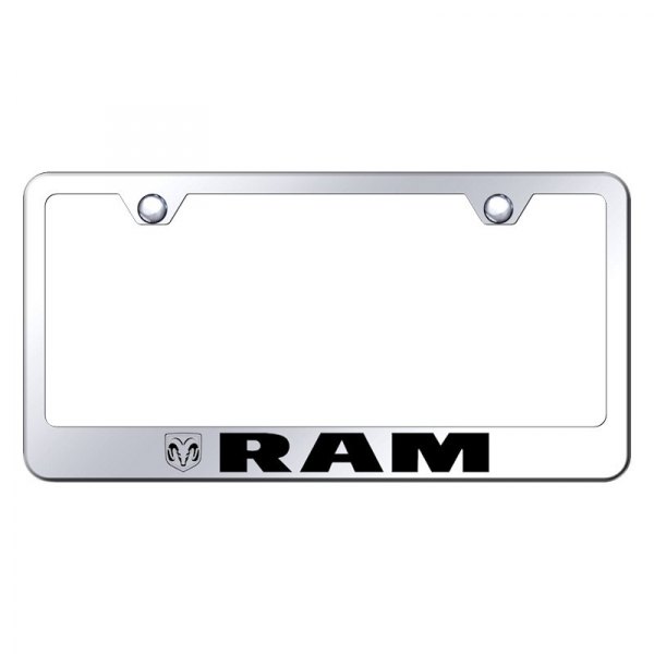 Autogold® - License Plate Frame with Laser Etched RAM Logo
