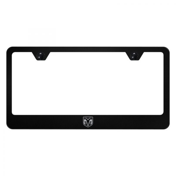Autogold® - License Plate Frame with Laser Etched Ram Head Logo