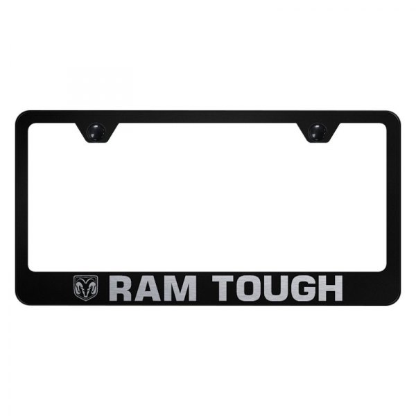 Autogold® - License Plate Frame with Laser Etched Ram Tough Logo