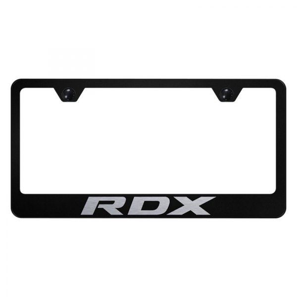 Autogold® - License Plate Frame with Laser Etched RDX Logo