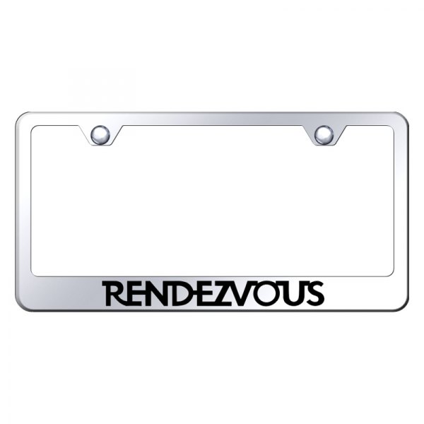 Autogold® - License Plate Frame with Laser Etched Rendezvous Logo