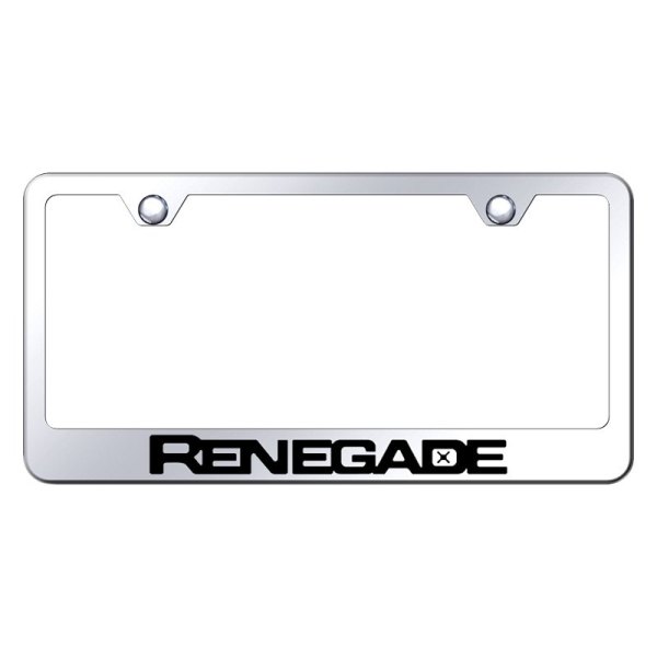 Autogold® - License Plate Frame with Laser Etched Renegade Logo