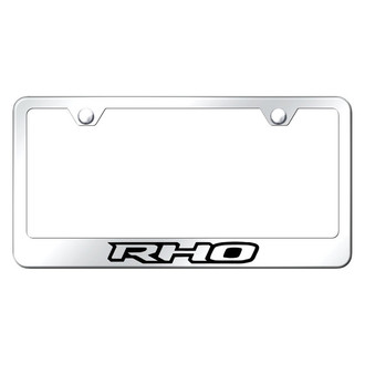 Autogold® - Chrome License Plate Frame with RHO Logo