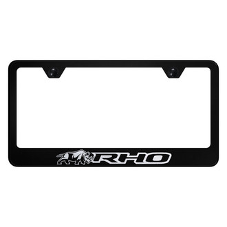 Autogold® - License Plate Frame with Laser Etched RHO Rhino Logo