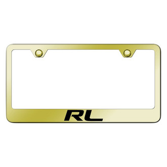 Autogold® - Gold License Plate Frame with Laser Etched RL Logo