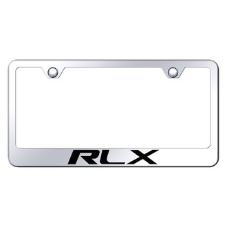 Autogold® - Chrome License Plate Frame with Laser Etched RLX Logo