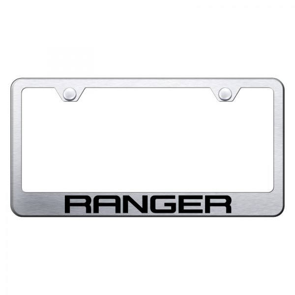 Autogold® - License Plate Frame with Laser Etched Ranger Logo