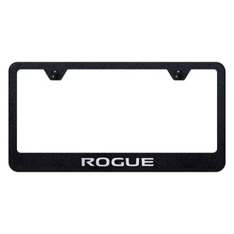 Autogold® - Rugged Black License Plate Frame with Laser Etched Rogue Logo