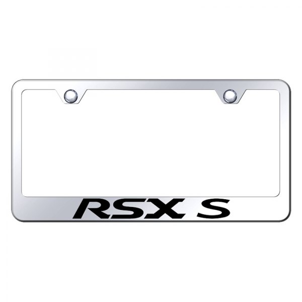 Autogold® - License Plate Frame with Laser Etched RSX-S Logo
