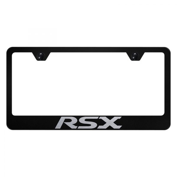 Autogold® - License Plate Frame with Laser Etched RSX Logo