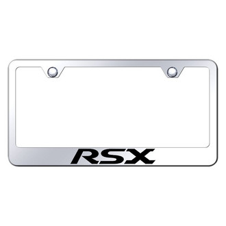 Autogold® - Chrome License Plate Frame with Laser Etched RSX Logo