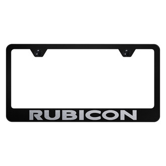 Autogold® - License Plate Frame with Laser Etched Rubicon Logo