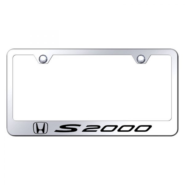 Autogold® - License Plate Frame with Laser Etched S2000 Logo