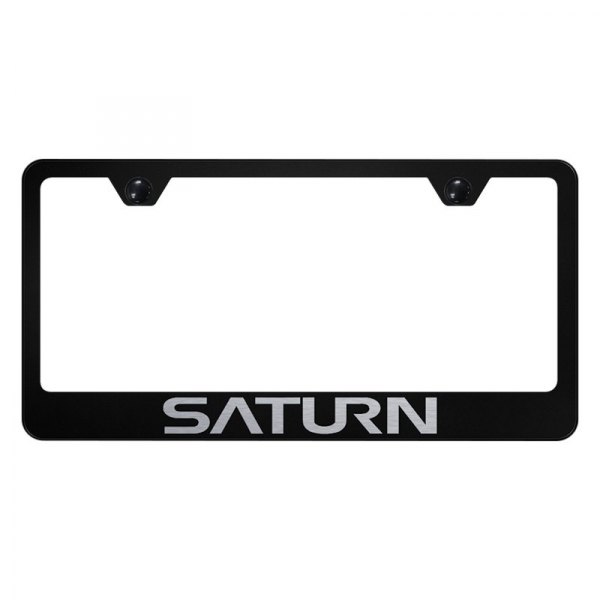 Autogold® - License Plate Frame with Laser Etched Saturn Logo