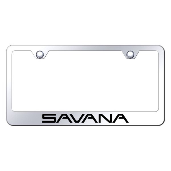 Autogold® - License Plate Frame with Laser Etched Savana Logo