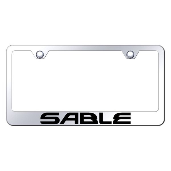 Autogold® - License Plate Frame with Laser Etched Sable Logo