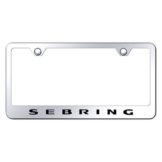 Autogold® - License Plate Frame with Laser Etched Sebring Logo