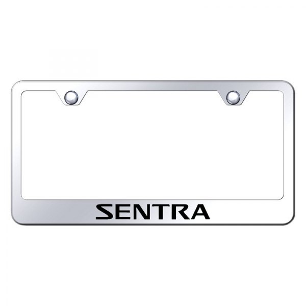 Autogold® - License Plate Frame with Laser Etched Sentra Logo