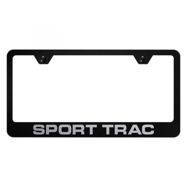 Autogold® - License Plate Frame with Laser Etched Sport Trac Logo