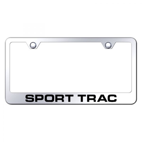 Autogold® - License Plate Frame with Laser Etched Sport Trac Logo