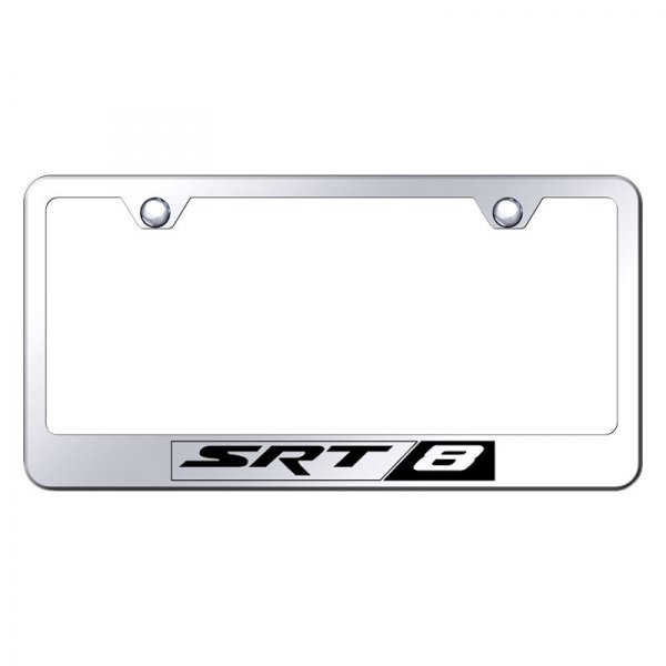 Autogold® - License Plate Frame with Laser Etched SRT-8 Logo