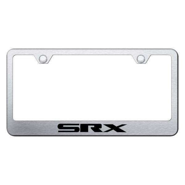 Autogold® - License Plate Frame with Laser Etched SRX Logo