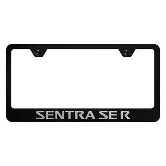 Autogold® - License Plate Frame with Laser Etched Sentra SE-R Logo